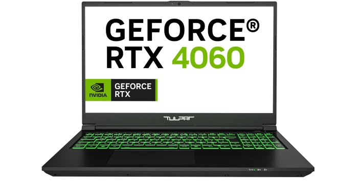 Tulpar T5 V23.2.3, Core i7-12650H, 16GB RAM, 1TB SSD, GeForce RTX 4060, DE