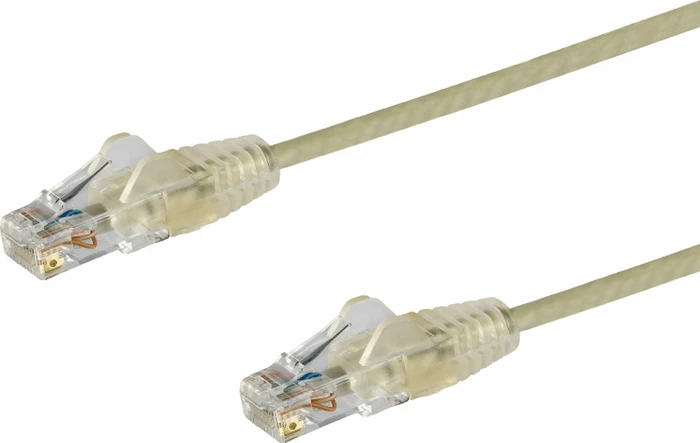StarTech Slim RNS Patchkabel, Cat6, U/UTP, RJ-45/RJ-45, 2.5m, grau