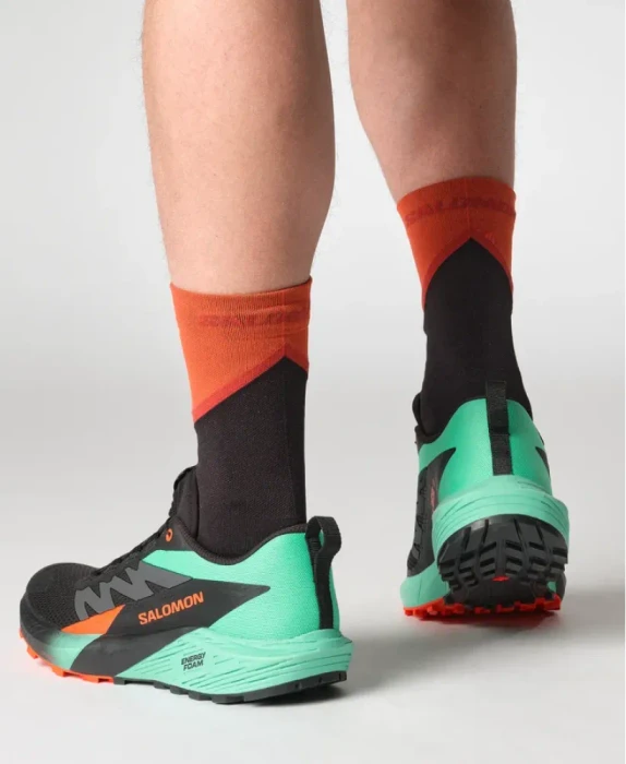 Salomon Sense Ride 5 black/bay/cherry tomato (Herren)