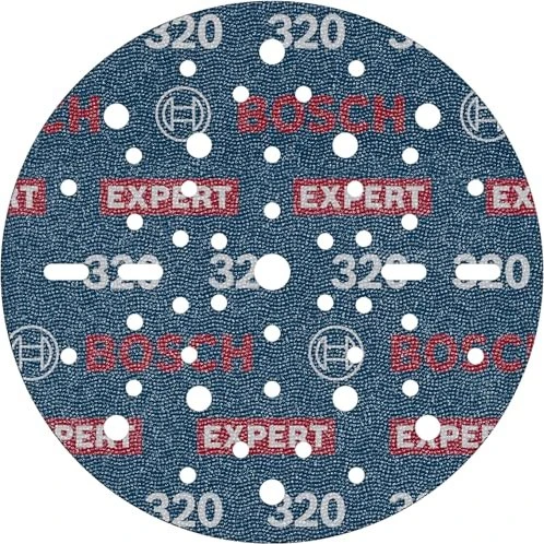 Bosch Professional EXPERT O780 Folienschleifblatt K320, 150mm, 50 Stück