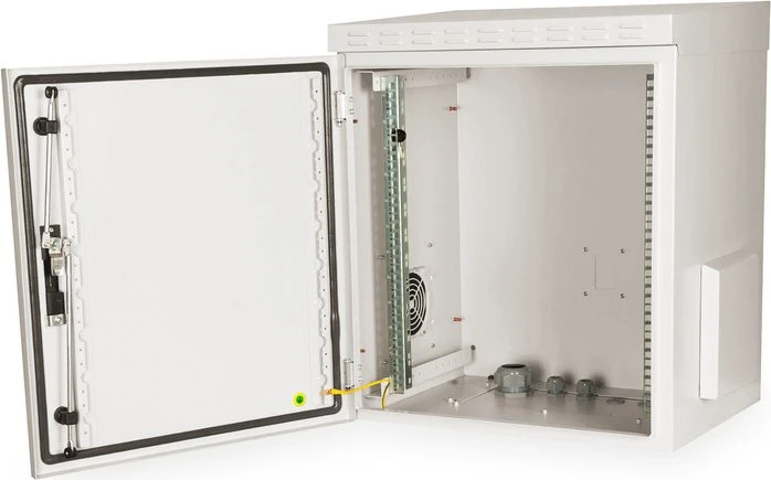 Digitus Professional Outdoor Wandschrank 12HE, IP55, grau, 450mm tief