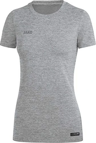 Jako Premium Basics T-Shirt kurzarm light grey melange (Damen)