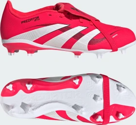 adidas Predator League Fold-Over Tongue FG lucid red/cloud white/core black (Junior)