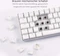 RK Royal Kludge RK61 60% Wireless, weiß, LEDs blau, Kailh BROWN, USB/Bluetooth, DE Vorschaubild
