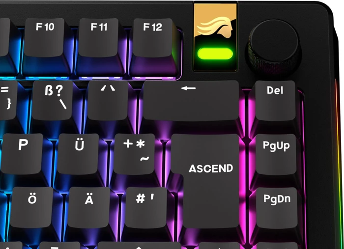 Glorious GPBT Basics Keycaps, Kunststoff (PBT), Classic Black, schwarz, 131 Tasten, ISO-DE