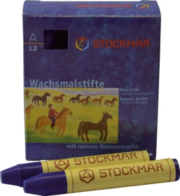 Stockmar Wachsstifte, ultramarin, 12er-Pack