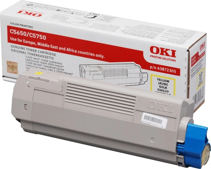 OKI Toner 43872305 gelb