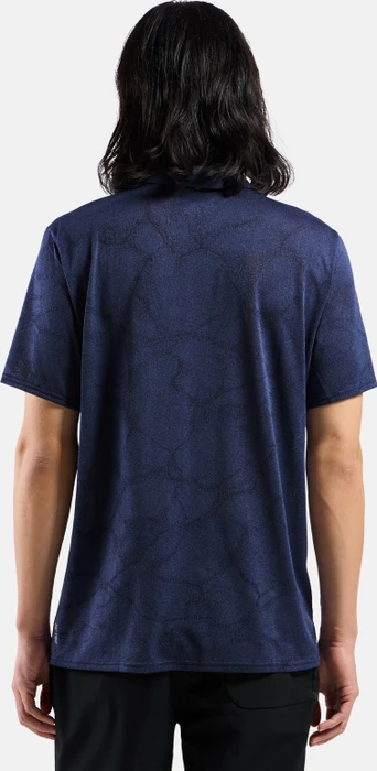 Odlo Ascent Chill-Tec Poloshirt kurzarm eclipse melange (Herren)