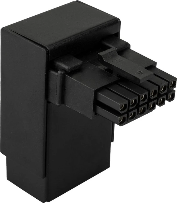 Kolink Core Pro 12V-2x6 Winkeladapter 90°, Typ 2, Sense-Pins an der Unterseite, schwarz