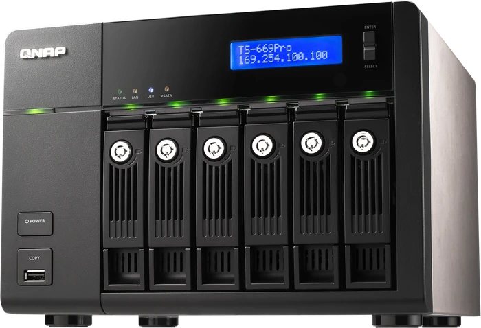 QNAP Turbo Station TS-669 Pro 24TB, 1GB RAM, 2x RJ-45 1000Base-T, 2x USB-A 3.0
