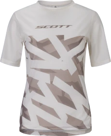Scott Vertic LT Trikot kurzarm cotton white (Damen)
