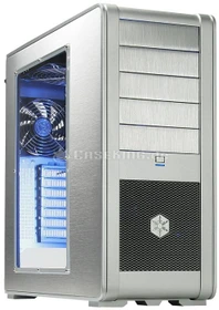 SilverStone Fortress FT01 USB 2.0 silber, Acrylfenster