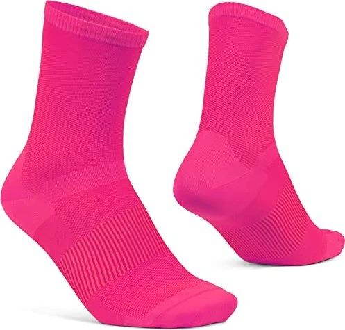 GripGrab Airflow Lightweight Fahrradsocken pink hi-vis
