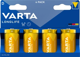 Varta Longlife Mono D, 4er-Pack