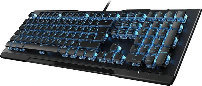 Roccat Vulcan 80 Aimo, grau, LEDs blau, Titan Tactile, USB, UK