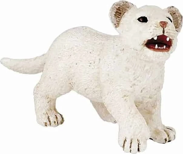 Papo Wildtiere der Welt - Weißes Löwenjunges