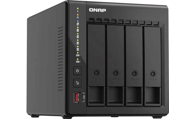 QNAP Turbo Station TS-453E-8G, 8GB RAM, 2x RJ-45 2.5GBase-T, 2x USB-A 3.1