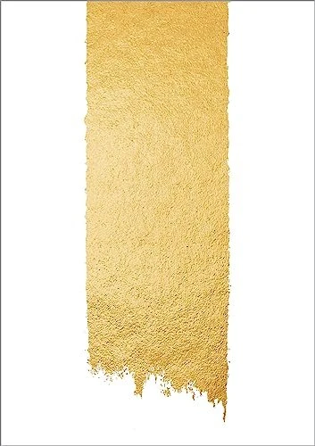 Sigel Motiv Brushstroke weiß/goldgelb Kunstdruckpapier, A4, 200g/m², 50 Blatt