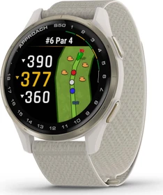 Garmin Approach S50 GPS-Golfuhr cream gold/ivory