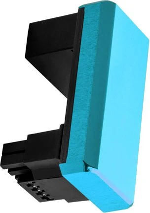 CableMod 12VHPWR Winkeladapter 180 Grad, Variante A, Sense-Pins an der Unterseite, hellblau