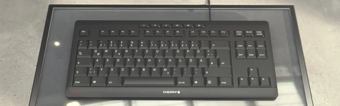 Cherry Stream Keyboard TKL, schwarz, USB, DE
