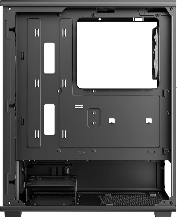 DeepCool CC550 4F, schwarz, Glasfenster