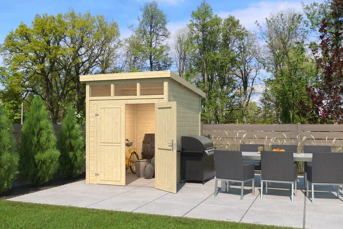Lasita Maja Kibo 2 Gartenhaus natur
