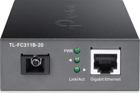 TP-Link Gigabit WDM Media Converter, RJ-45, SC-Simplex SM 20km