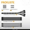 EZDIY-FAB 12VHPWR Cable Kit, 1x 24-Pin, 2x 4/8-Pin ATX, 1x 12VHPWR/4x 8-Pin PCIe, 16AWG, schwarz Vorschaubild