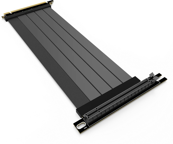 Zalman Riser Card Cable, gewinkelt, PCIe 4.0, 220mm