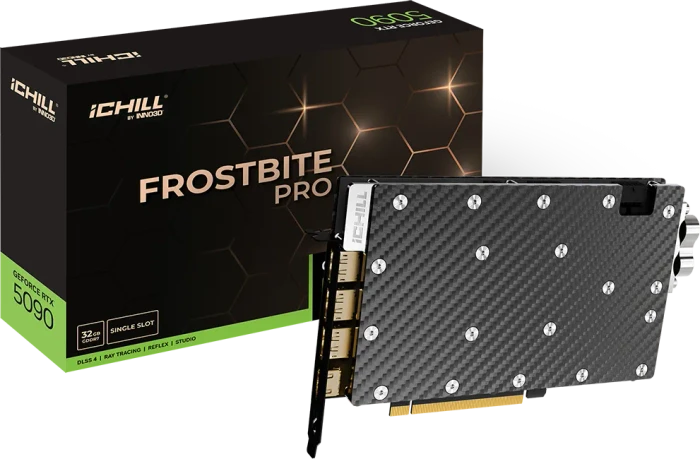 INNO3D GeForce RTX 5090 iCHILL Frostbite Pro, 32GB GDDR7, HDMI, 3x DP