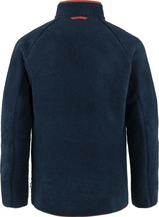 Fjällräven Vardag Pile Fleece Jacke navy/autumn leaf (Herren)