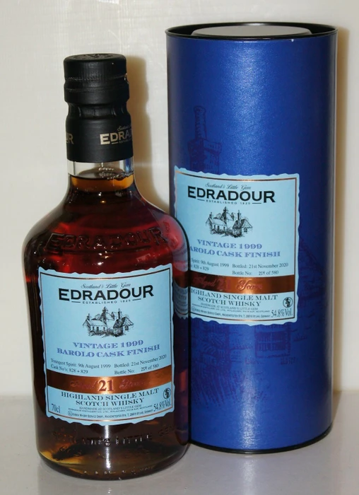 Edradour Vintage 1999 Barolo Cask 21 Years Old 700ml