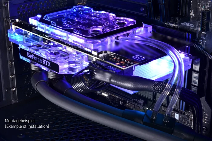 Alphacool Eisblock Aurora GPX-N Acryl Active Backplate RTX 3080/3090 Suprim X