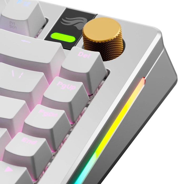 Glorious Gaming Rotary Knob für GMMK 3 PRO Tastatur und GMMK Numpads, Aluminium, Liquid Gold, gold, 1 Taste