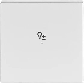 Busch-Jaeger Wippe 1-fach mit Symbol "Dimmer", alusilber