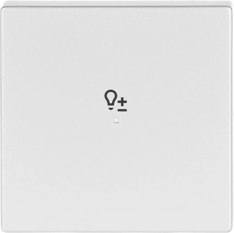 Busch-Jaeger Wippe 1-fach mit Symbol "Dimmer", alusilber