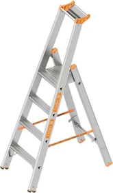 Layher Topic 1064 Alu Haushaltsleiter, 4 Stufen