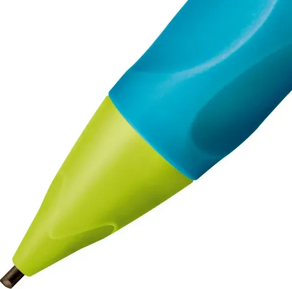 STABILO EASYergo Druckbleistift HB 1.4mm graphit, aquamarin/limettengelb, Rechtshänder, 3 Minen