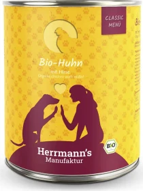 Herrmann's Manufaktur Bio-Huhn mit Hirse und Gemüse, 4.80kg (12x 400g)
