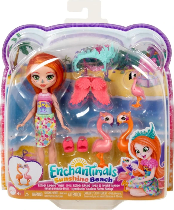 Mattel Enchantimals - Sunshine Beach Florinda Flamingo