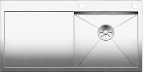 Blanco Zerox 5 S-IF InFino Einbau Becken rechts mit Ablauffernbedienung edelstahl