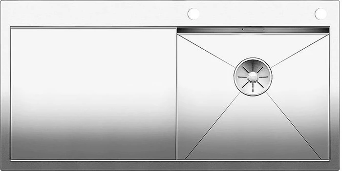 Blanco Zerox 5 S-IF InFino Einbau Becken rechts mit Ablauffernbedienung edelstahl