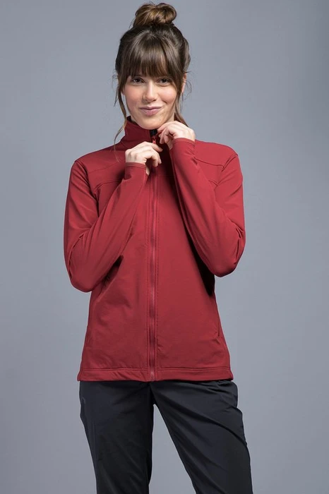 Tatonka Cesi Hooded Funktionsjacke lava red (Damen)