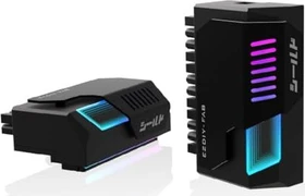 EZDIY-FAB Shield, 24-Pin Winkeladapter, 90° gewinkelt, ARGB beleuchtet, schwarz