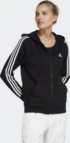 adidas Essentials 3-Streifen French Terry Regular Hoodie schwarz/weiß (Damen)