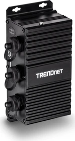 TRENDnet Industrial Wallmount Gigabit PoE-Extender, 3x RJ-45, 64W UPoE PD (TI-EU120)