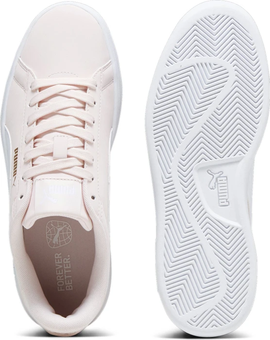 Puma Smash 3.0 Buck Sneakers frosty pink/puma white/puma gold (Damen)