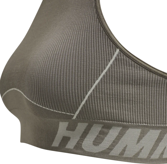 hummel Christel Sport-BH chateau gray/driftwood melange (Damen)