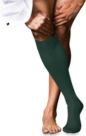 Falke No. 10 Pure Fil d'Écosse Socken hunter green (Herren)